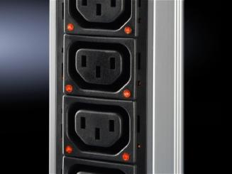 PSM 6-fach Kaltgerätebuchse C13, mit LED-Anzeige ohne Sicherung, nicht schaltbar 