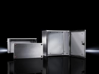 Ex-Gehäuse Edelstahl, Leergehäuse mit verschraubtem Deckel, BHT 300x200x80 mm 