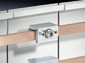 Schienenverbinder für E-Cu 20x5-30x10 mm, Einfachverbindung 