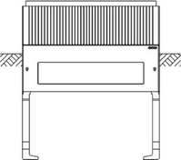 Eingrabsockel Gr.1 900mm 